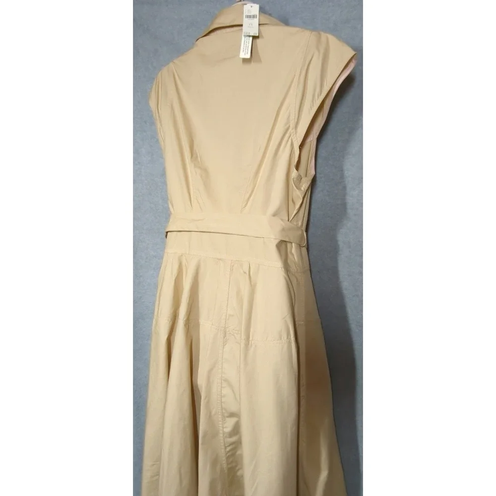 New Anthropologie Plus Maeve Midi Maxi Dress XL Button Up Sleeveless Minimalist - Picture 8 of 12